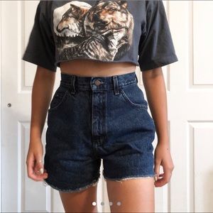 vintage high-waisted Lee shorts